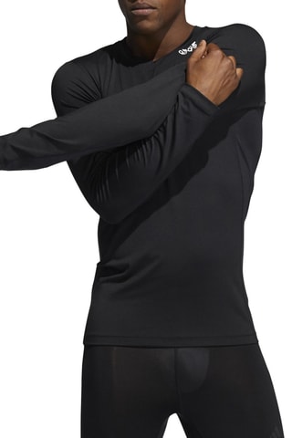 Trainingsshirt Techfit Compression - Zwart