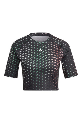 Kort T-shirt Seasonal - Zwart en Ecru