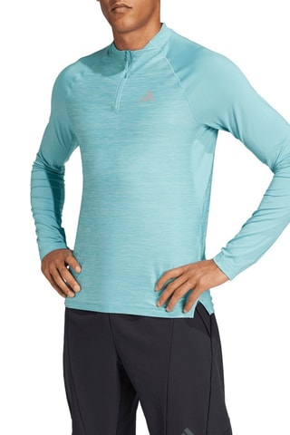 Trainingsshirt Tech - Gemêleerd Zeegroen