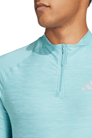 Trainingsshirt Tech - Gemêleerd Zeegroen