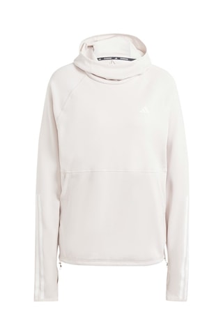 Hardloopsweater met Capuchon Own the Run- Wit