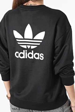 Sweater Trefoil Crew - Zwart