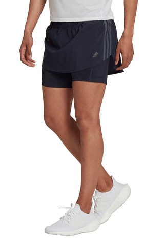 2-in-1 Hardloopshort RI 3S Marineblauw