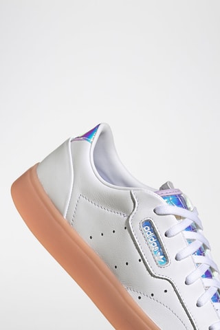 Leren Sneakers Sleek Wit