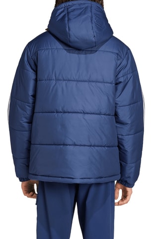 Dubbelzijdige gewatteerde jas Adicolor - Indigoblauw 