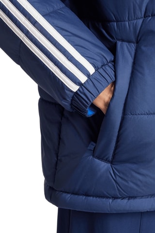 Dubbelzijdige gewatteerde jas Adicolor - Indigoblauw 