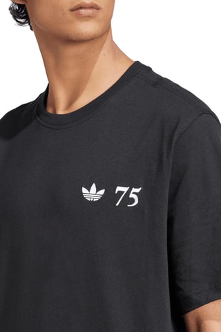 Wijd T-shirt 75th Anniversary SL 72 - Zwart 