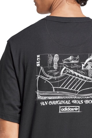 Wijd T-shirt 75th Anniversary SL 72 - Zwart 