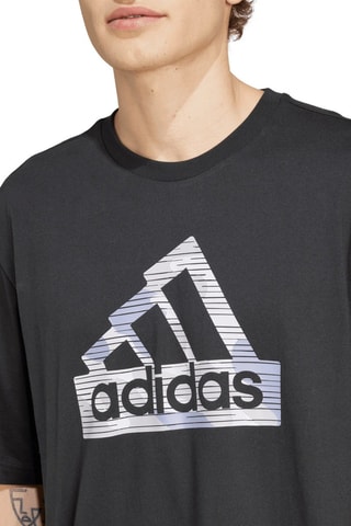 Wijd T-shirt Adiclub - Zwart