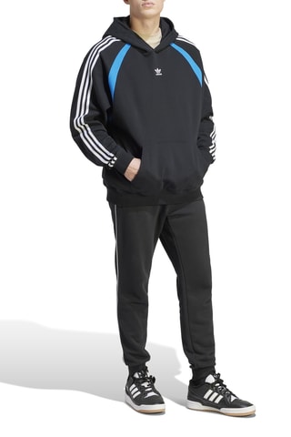 Sweater met Capuchon Injection - Zwart