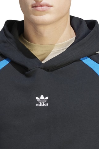 Sweater met Capuchon Injection - Zwart