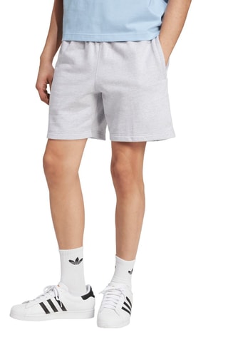 Wijd Short Premium Essential - Gemêleerd Lichtgrijs