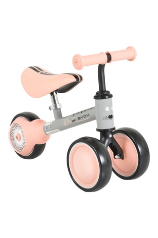 Mini Loopfiets Wee - Lichtroze en Grijs - Vanaf 1 jaar - T/m 20 kg