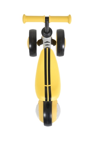 Mini Loopfiets Wee - Geel en Grijs - Vanaf 1 jaar - T/m 20 kg