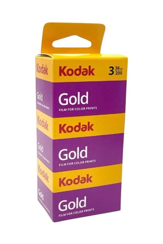 3 pellicules photo Kodak Gold GB Film 200 - 36 poses - 135 mm