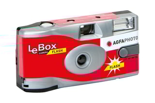 Appareil photo jetable AgfaPhoto LeBox Flash - 27 poses