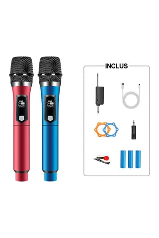 Draadloze microfoon 2 pcs - 192 KHz