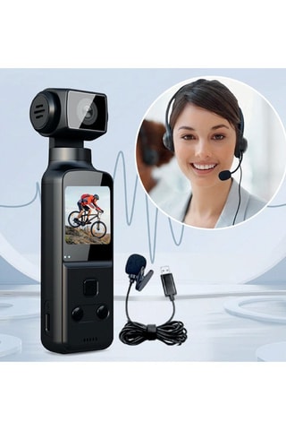 Vlogcamera Eko - Model Fibix - 4K - Wi-Fi - Stabilisator.