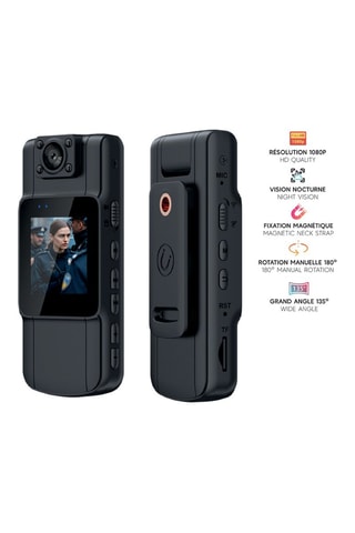 Bodycamera Eko - Model Flip - 1080P - 180° - Night Vision