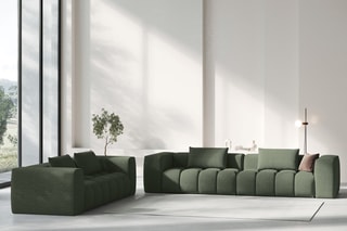 Canapé modulaire Lorella - Vert olive