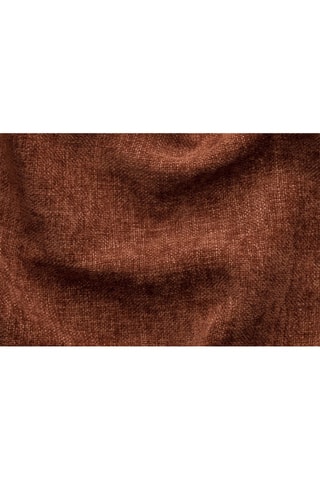 Canapé d’angle gauche modulaire Julia - Rouge brique - 3 places - En tissu structurel