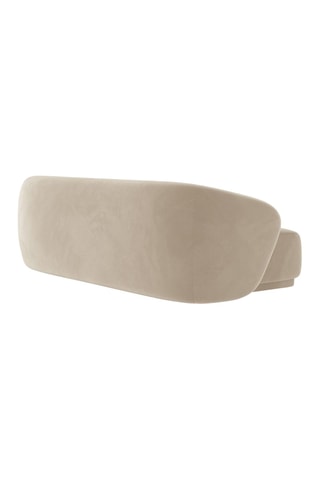 Canapé Louis - Beige - 3 places - Tissu velours