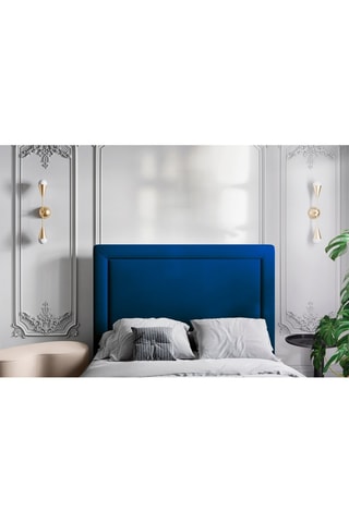 Tête de lit Marie Bleu roi