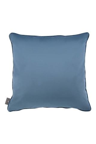 Coussin Leaves - Bleu et blanc - 45 x 45 cm