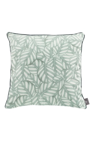 Coussin Leaves - Vert et blanc - 45 x 45 cm