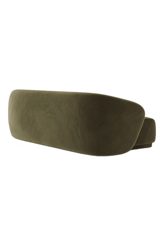 Canapé Louis - Vert olive - 3 places - En velours