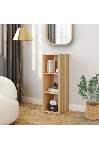 Meuble de rangement cube Faustine - 30 x 30 x 88 cm