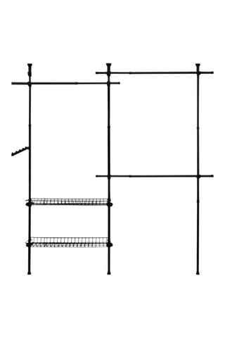 Penderie télescopique - 177 x 35 x 278 cm