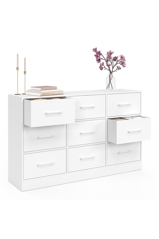 Commode 9 tiroirs Uma - 113 x 30 x 70 cm