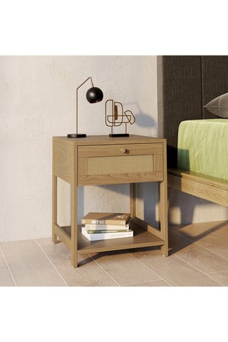 2 tables de chevet 1 tiroir Erin - 40 x 48 x 40 cm