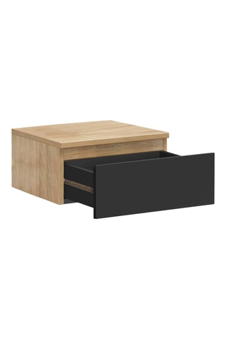 2 tables de chevet suspendues 1 tiroir Tom - 40 x 18 x 30 cm