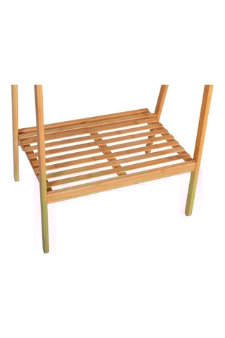 Portant pliable Maya - Bambou massif - 60/73 x 160 x 42 cm