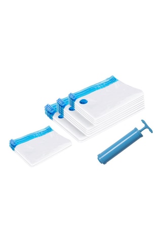 Kit de 12 housses sous vide et pompe