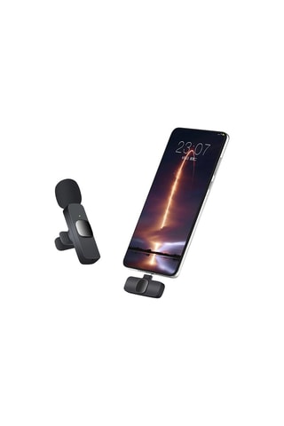 Microfone profissional sem fios K9 Preto