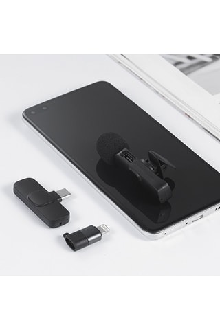 Microfone profissional sem fios K9 Preto