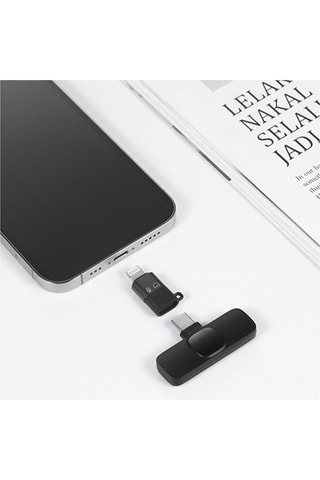 Microfone profissional sem fios K9 Preto