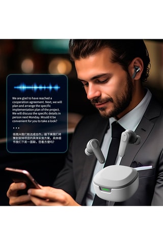 Auriculares intra-auriculares sem fio A98 - Preto