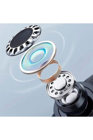 Auscultadores intra-auriculares sem fio YJ22 - Preto