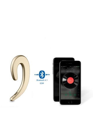 Auricular mãos-livres Bluetooth Universal - Dourado