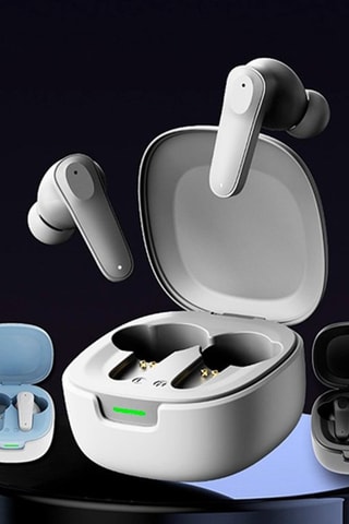 Auscultadores sem fios A98 com tradutor e gravação - Cinzento