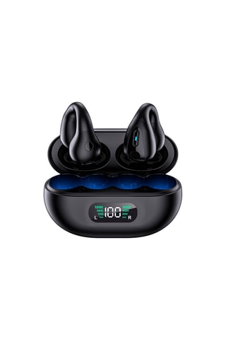 Auscultadores intra-auriculares sem fio Q80 - Preto