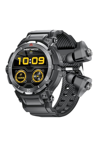 Smartwatch GT100 Pro y auriculares TWS 5.1 integrados - Negro