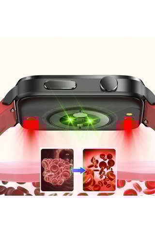 Smartwatch de piel F100 - Compatible con Android e iOS