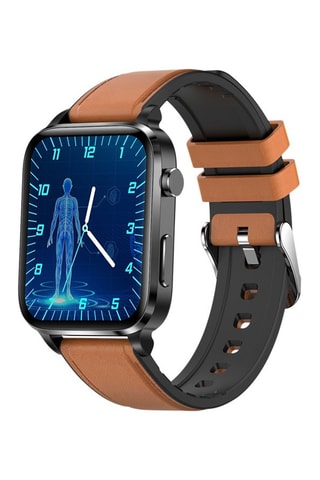 Smartwatch de piel F100 - Compatible con Android e iOS