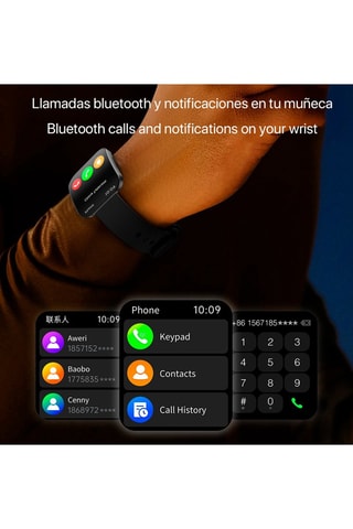 Smartwatch QS08 - Negro