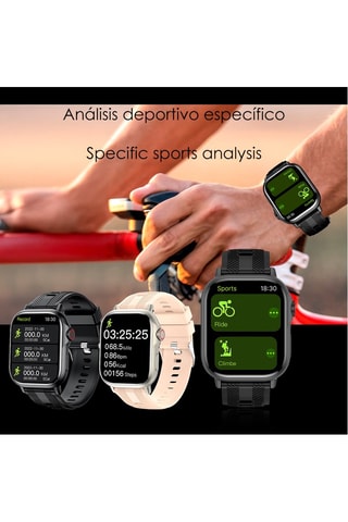 Montre connectée - Compatible Android et IOS - Gris